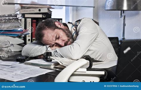 Sad Overworked Businessman Royalty Free Stock Photo Cartoondealer