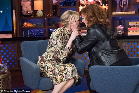 Naomi Watts And Susan Sarandon Share Steamy Kiss On Wwhl Daily Mail
