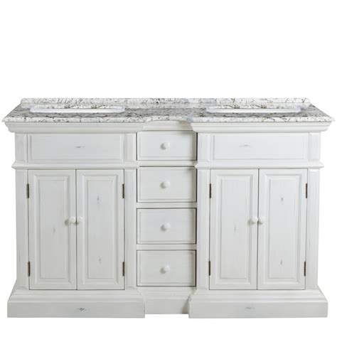 Usually, double sink vanities usually, double sink vanities require a minimum width of 48. 58 Inch Double Sink Bathroom Vanity with Choice of No Top
