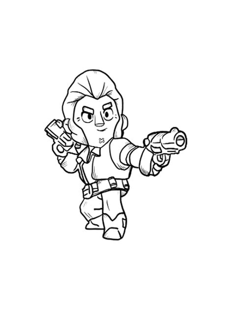Just hover your cursor over an image. Free Colt Brawl Stars coloring pages. Download and print ...