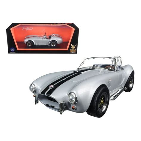 1964 Shelby Cobra 427 Sc Roadster Gray 118 Diecast Model Car By Road