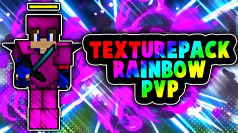 El Mejor Texturepack Rainbow Para Pvp Full Fps Youtube