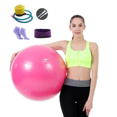 Yoga Ball 65cm Pvc Anti Burst Utility Balance Ball Yoga Pilates