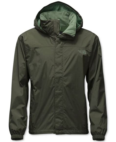 The North Face Mens Resolve Waterproof Rain Jacket And Reviews Coats
