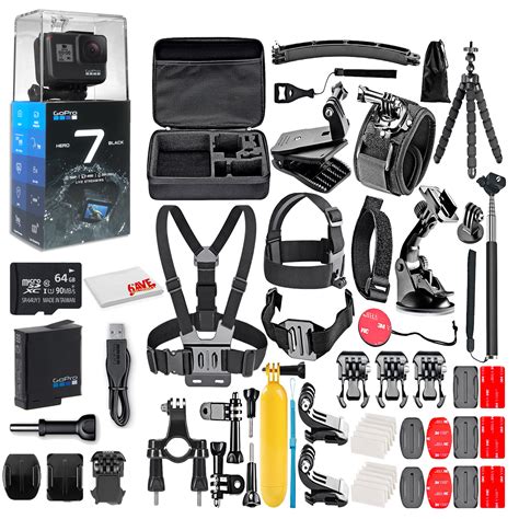 Find people powered deals from 25 sites. GoPro HERO7 Black - With 64GB Micro Sd Card and 50 Piece ...