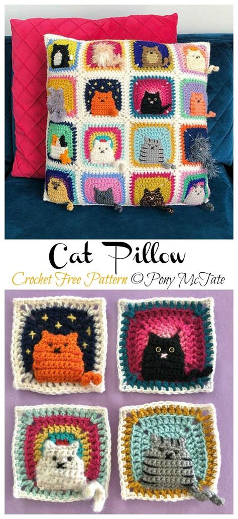 Crochet Cat Pillow Ck Crafts