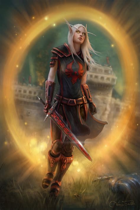 Bloodelf Paladin By Jorsch World Of Warcraft Paladin World Of Warcraft