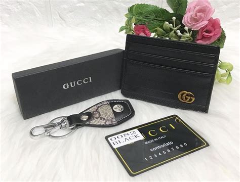 0.23 inch (0.6 cm) features: ShopCloud | Gucci | Card Holder & Key Chain | Branded ...