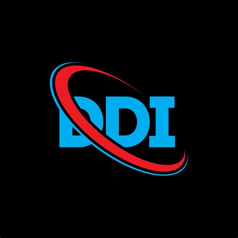 logotipo de ddi. letra di. diseño del logotipo de la letra ddi