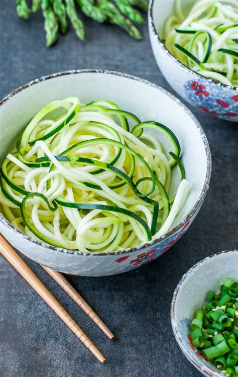 One Pot Spiralized Zucchini Noodle Miso Soup Peas And Crayons