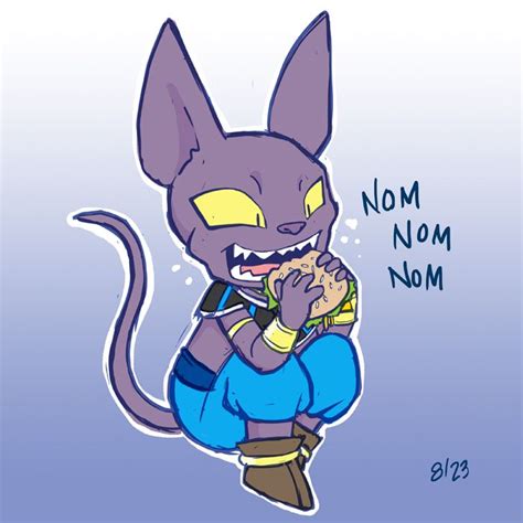 5 out of 5 stars (8) $ 5.56. Lord Beerus Nomming | Lord beerus, Beerus, Anime dragon ball