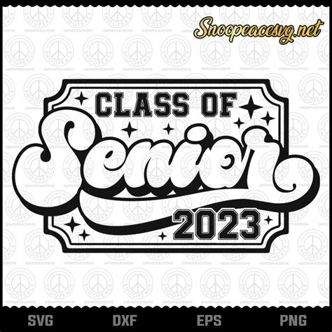 Class Of Senior 2023 Svg 2023 Senior Svg Graduation Shirt Svg Proud