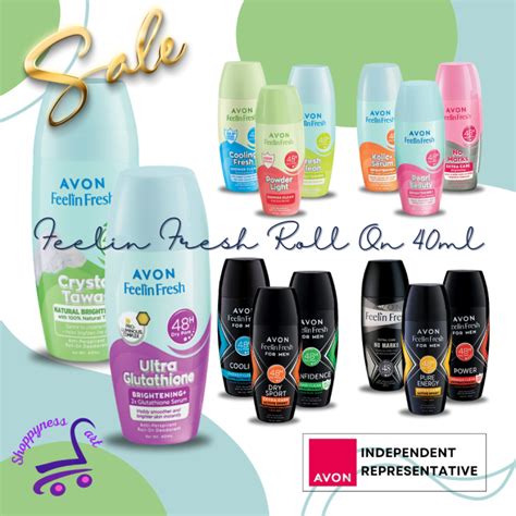 Avon Feelin Fresh Roll On 40ml With Dry Pore And 48 Hour Protection