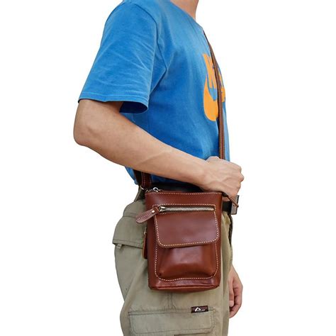 Cool Leather Cell Phone Holsters Belt Pouch For Men Waist Bag Belt Bag