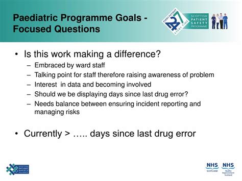 Ppt The Scottish Patient Safety Paediatric Programme Powerpoint