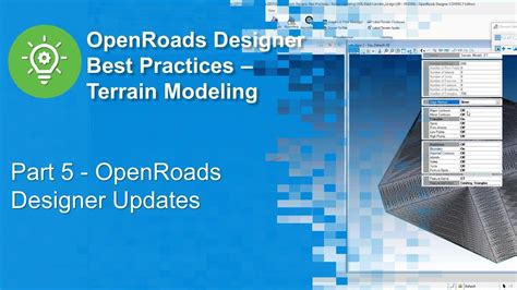 Part 5 Openroads Designer Updates Youtube