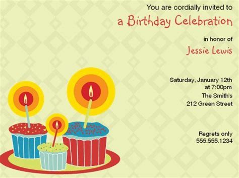 Electronic Birthday Invitations