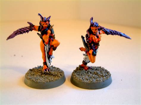 Chaos Classic Daemonettes Daemons Fiends Green Old Orange Out Of Production Purple
