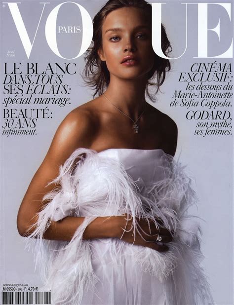 Natalia Vodianova Throughout The Years In Vogue Fashion Magazine
