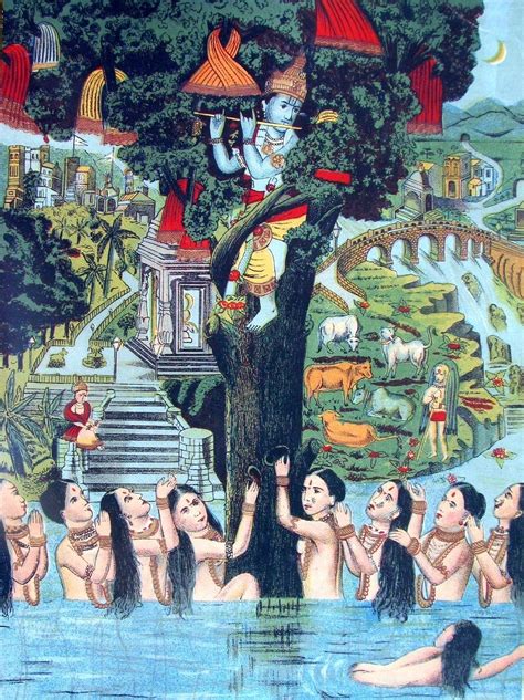 Hindu Cosmos Posts Tagged Krishna Bengali Art Krishna Painting