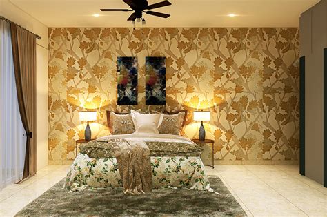 Bedroom Room Wallpaper Design Ar