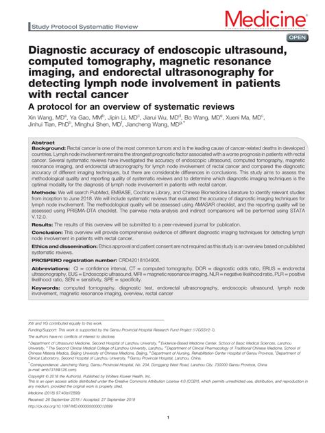 Pdf Diagnostic Accuracy Of Endoscopic Ultrasound Computed Tomography