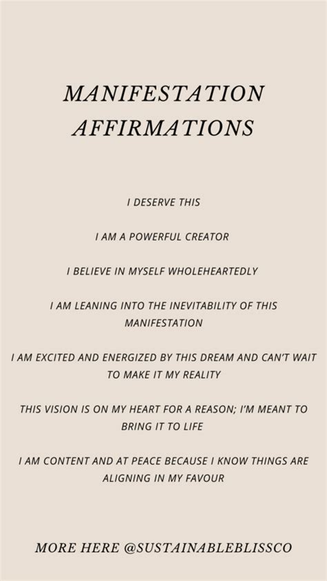 17 Manifestation Affirmations To Support Your Journey And Free Phone Wallpapers — Sustainable