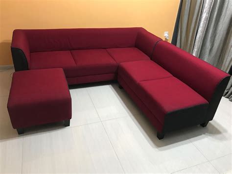 Red Sofas Baci Living Room