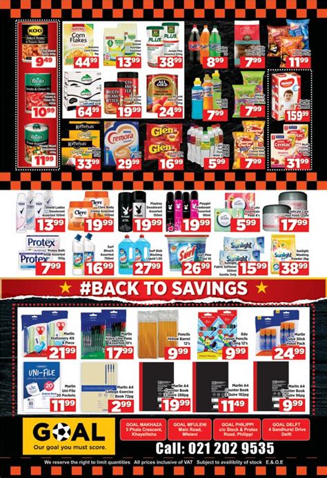 Heres Our Latest Specials At Goal Goal Supermarket