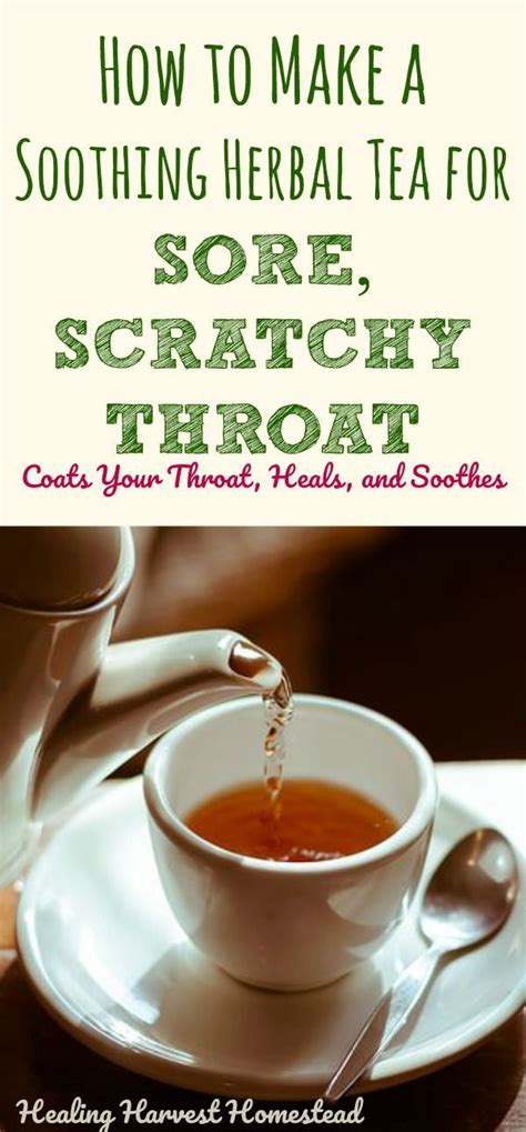 This Herbal Tea Recipe Will Help That Sore Scratchy Throat Go Away