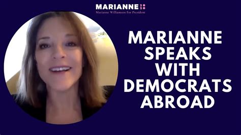 Democratic Presidential Candidate Marianne Williamson Speaks With