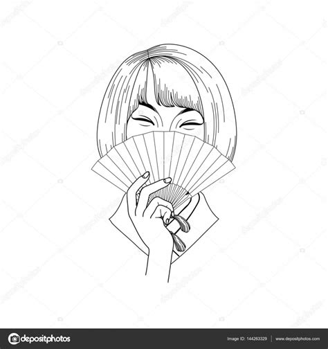 cute asian girl stock vector image by ©homunkulus28 144263329