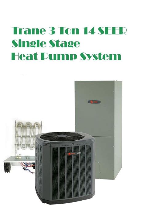 Trane 3 Ton 14 Seer Single Stage Heat Pump System As A Hom Flickr