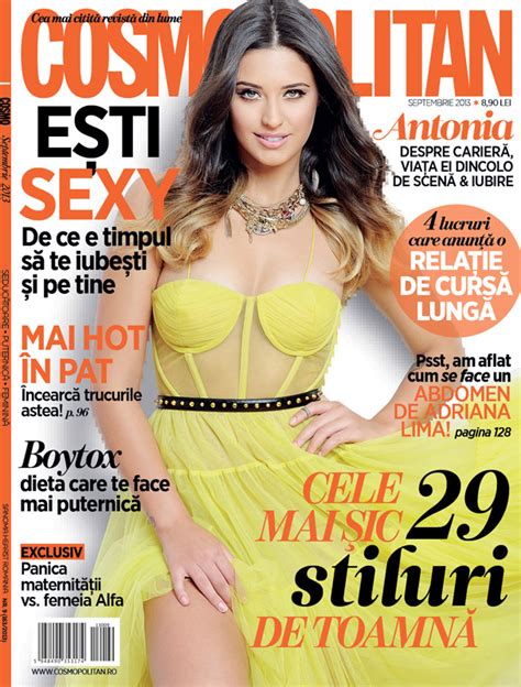 Revista Revista Cosmopolitan Romania Poza Coperta Antonia