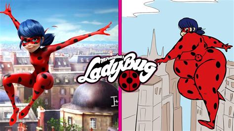 Miraculous Ladybug Characters FAT Version ZizoList YouTube