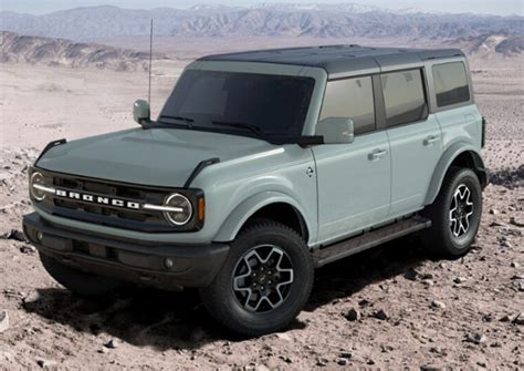 Cactus Gray Colour Change On 2023 Bandp Bronco6g 2021 Ford Bronco