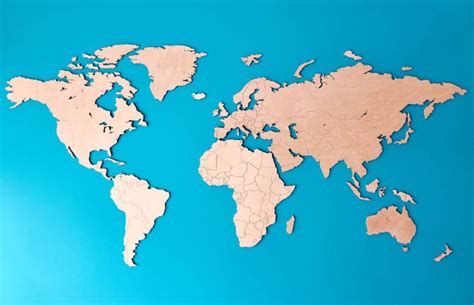 El Mapa Del Mundo Con Las áreas Más Pobladas Y Más Vacías