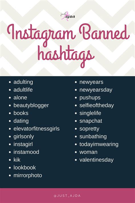 instagram and banned hashtags just ajda