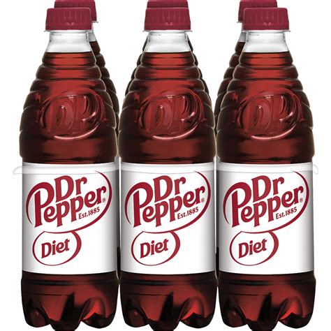 Dr Pepper Diet Soda 169 Oz Bottles Shop Soda At H E B