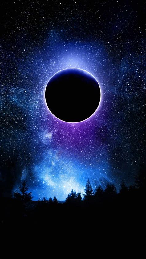Eclipse In Space Iphone Wallpaper Iphone Wallpapers