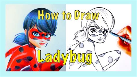 Sketching Miraculous Ladybug How To Draw Youtube