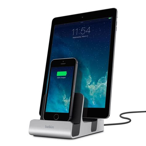 Belkin Dual Lightning Charging Dock Mfi Approved For Iphone Ipad