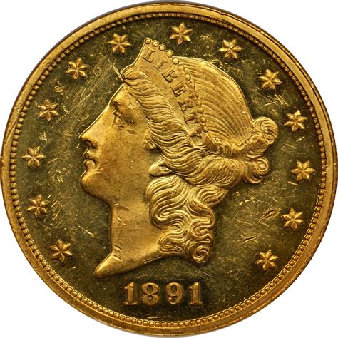 Value Of 1891 20 Liberty Double Eagle Sell Rare Coins