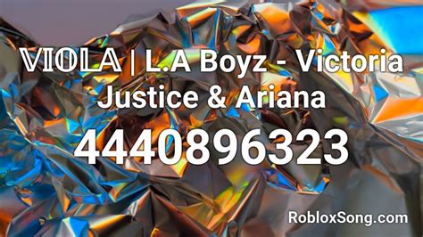Roblox game codes give you free rewards in games including currency and cosmetics. 𝕍𝕀𝕆𝕃𝔸 | L.A Boyz - Victoria Justice & Ariana Roblox ID ...