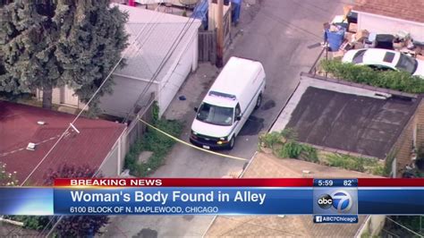 Police Woman S Body Found In West Rogers Park Alley Abc7 Chicago