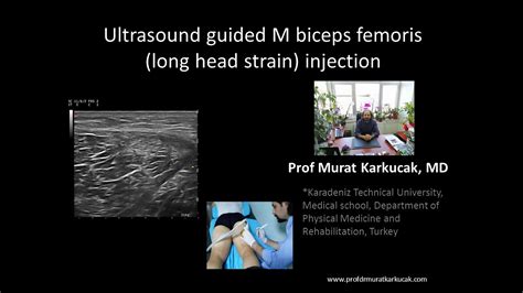 Ultrasound Guided M Biceps Femoris Long Head Strain Injection Youtube
