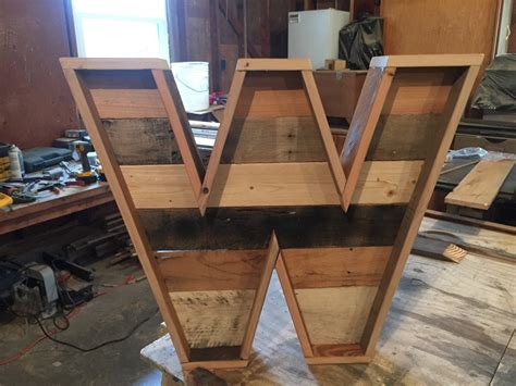 Rustic Pallet Lettersmarquee By Krietewoodworks On Etsy