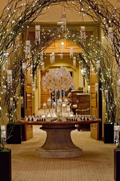 38 Marvelous Wedding Reception Ideas With Beautiful Lighting Indoor