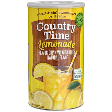 Product Of Country Time Lemonade Drink Mix 825 Oz