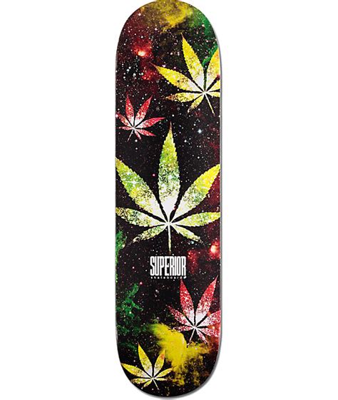Superior Weed Galaxy 825 Skateboard Deck At Zumiez Pdp